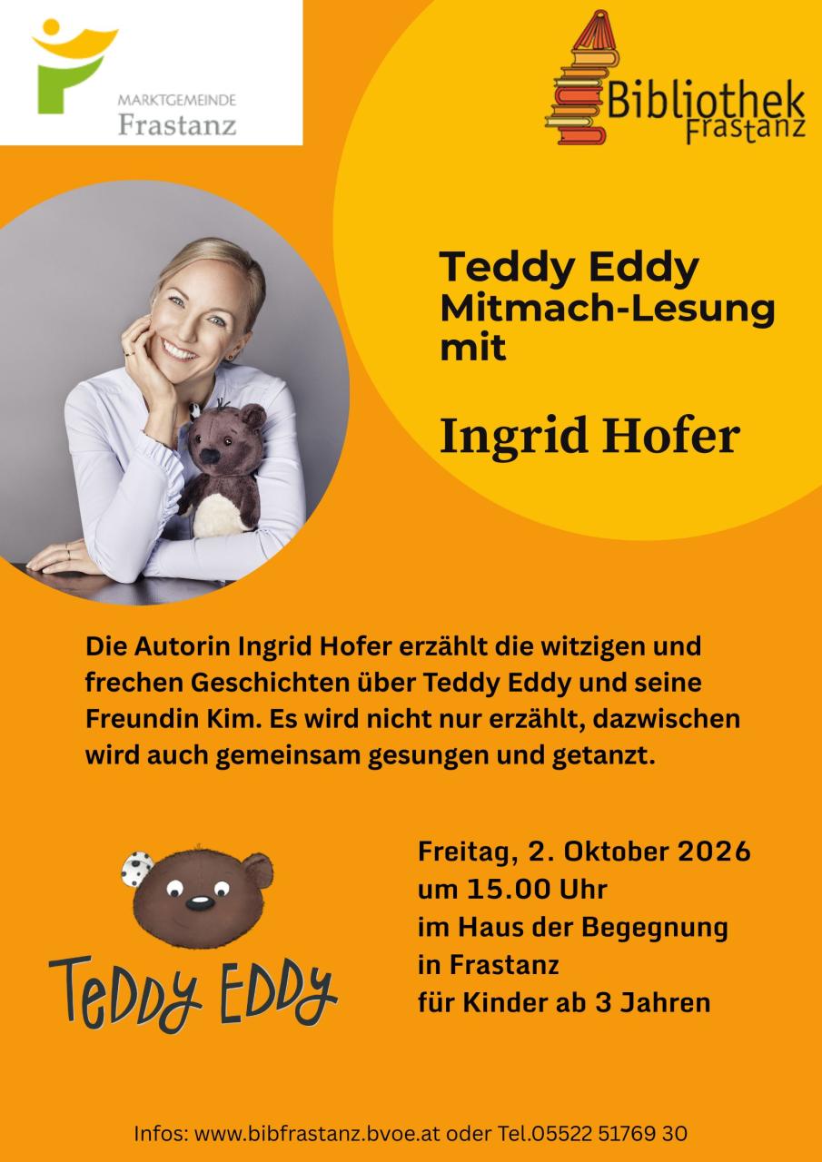 Teddy Eddy Ingrid Hofer