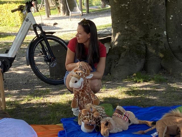 Lesen im Park