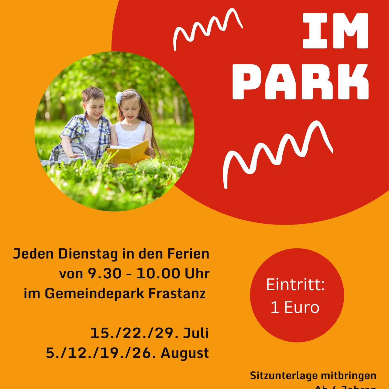 Lesen im Park